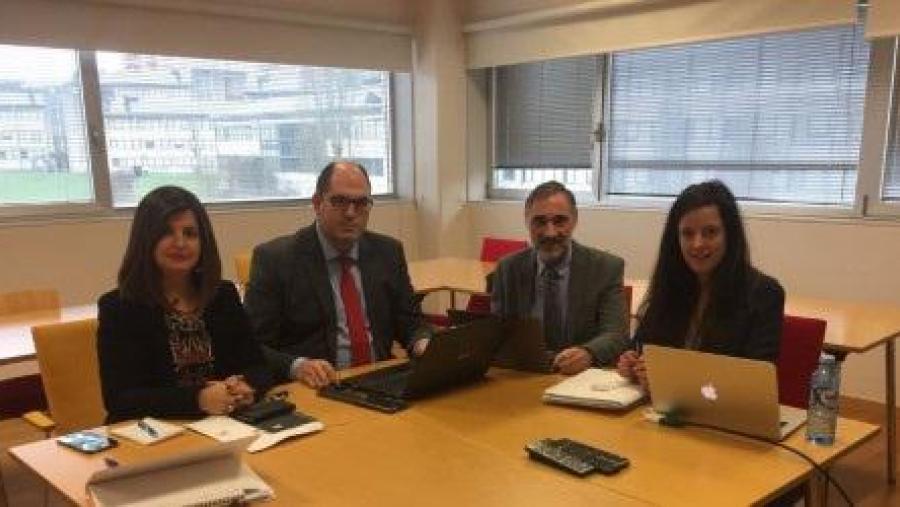 De esquerda a dereita, Ángeles Romero, Santiago López, José Luis Villaverde e Maruxa García, membros do consello de administración de TasteLab