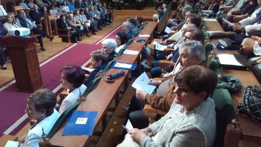 Imaxe de arquivo dun acto de benvida celebrado recentemente para alumnado do Cuarto Ciclo da USC