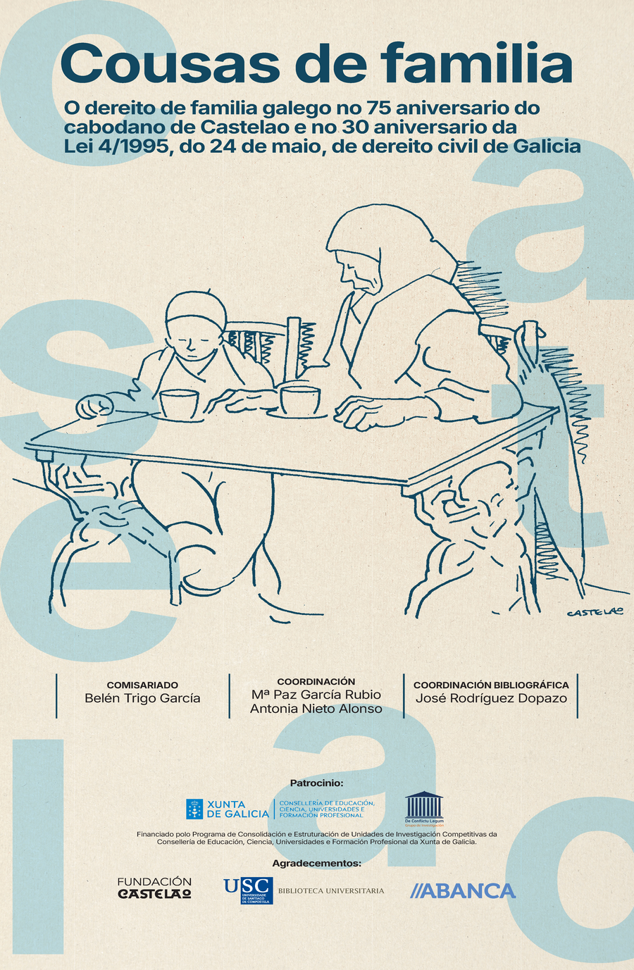 A exposición poderá visitarse na sala de descanso da biblioteca Concepción Arenal ata o vindeiro 19 de decembro