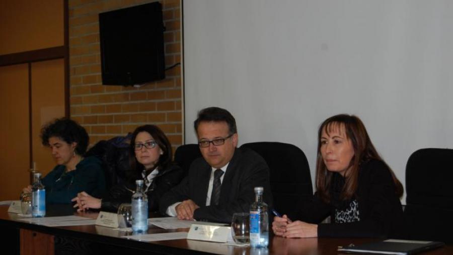 García, Barreiro, Bueno e Bande, na inauguración do I Workshop Internacional en Consumo e Produción Sostible