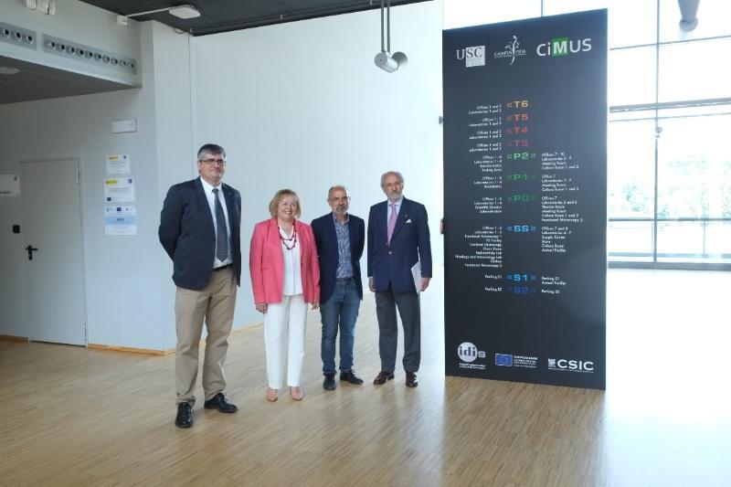 A presidenta do CSIC asiste na USC á reunión das comisións reitoras de CiQUS e o CiMUS