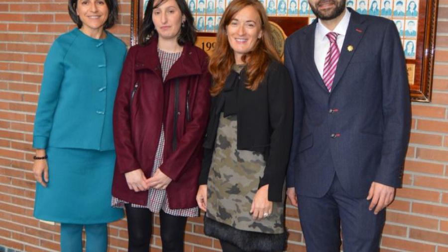 De esquerda a dereita, Marta López-Alonso, Patricia Carbajales, Marta Miranda e Víctor Pereira