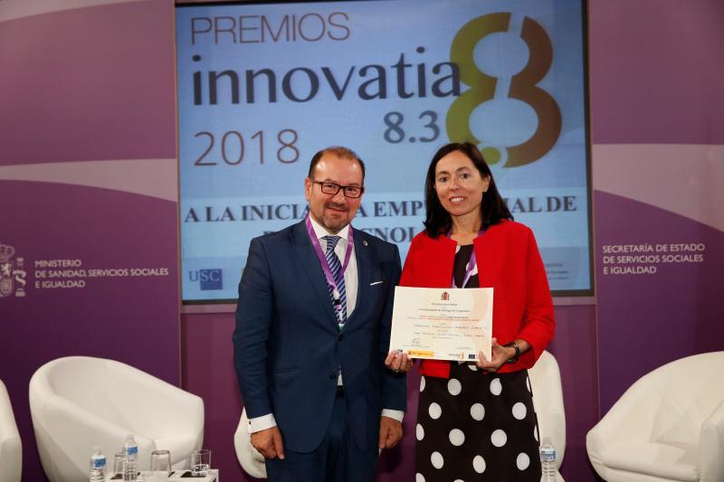 O concurso Innovatia 8.3. elixe GBeyond, promovida pola USC, como mellor iniciativa empresarial de base tecnolóxica