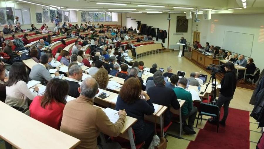 A sesión desenvolveuse na Facultade de Dereito. Foto: Servimav-USC