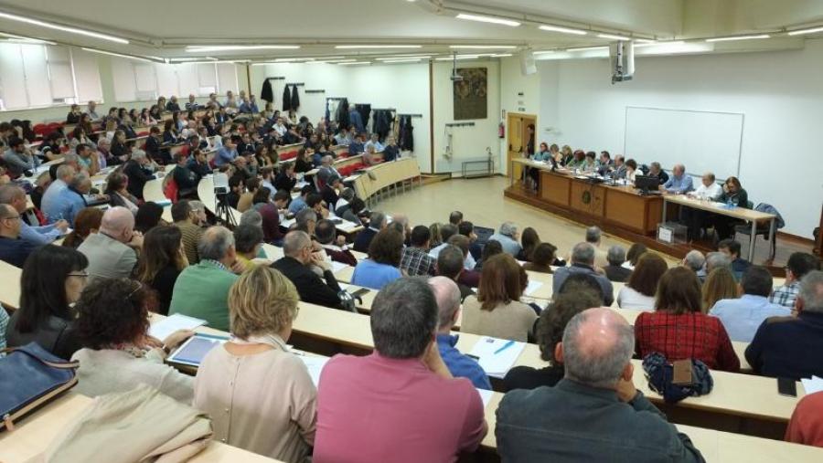 Imaxe de arquivo do Claustro constituínte celebrado o pasado mes de outubro. Foto: Servimav-USC
