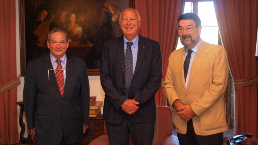 De esquerda a dereita: Jorge Daniel Lemus, Juan Casares e Juan Gestal. Foto: Alfonso-Servimav