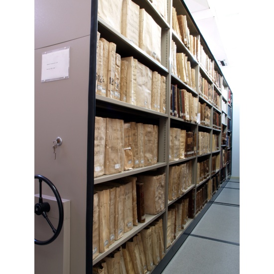 Shelving for the old university collection