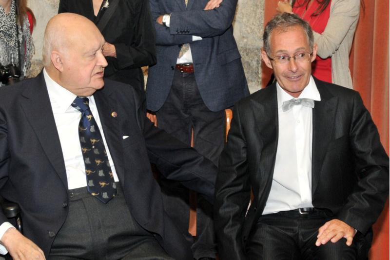 Ángel Carracedo e Fermín Navarrina recibiron a Insignia de Ouro da USC