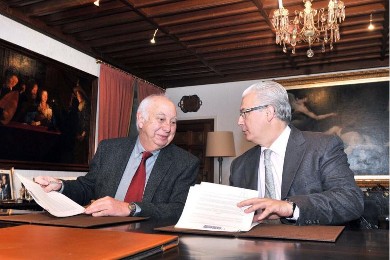 A USC e a Fundación Internacional Baltasar Garzón asinaron un acordo marco para o desenvolvemento de actividades conxuntas