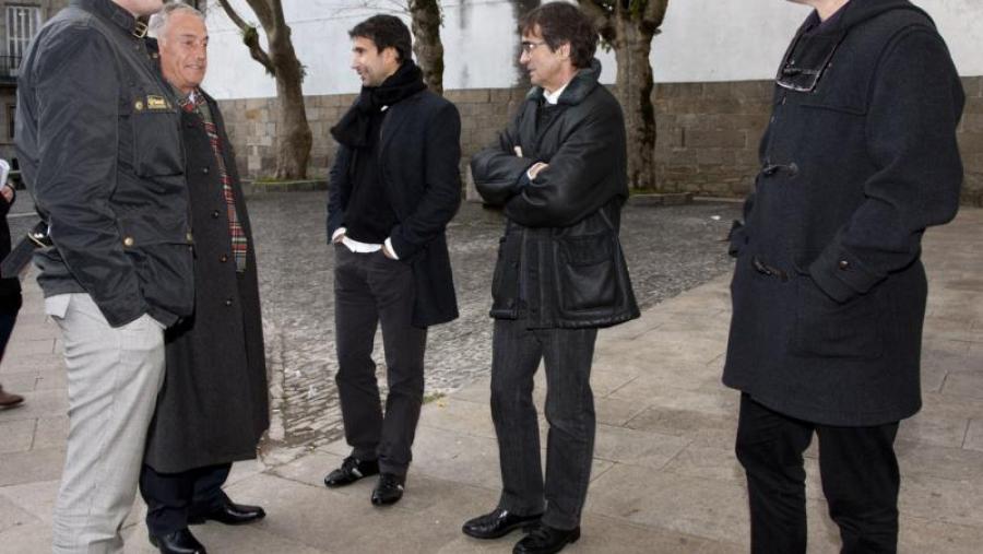 O seleccionador nacional de fútbol feminino comentou na USC a próxima cita amigable contra Austria a disputar en Compostela