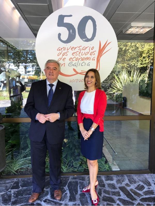 A Facultade de Ciencias Económicas e Empresariais da USC celebra o 50 aniversario dos estudos de economía en Galicia cun programa cheo de actividades