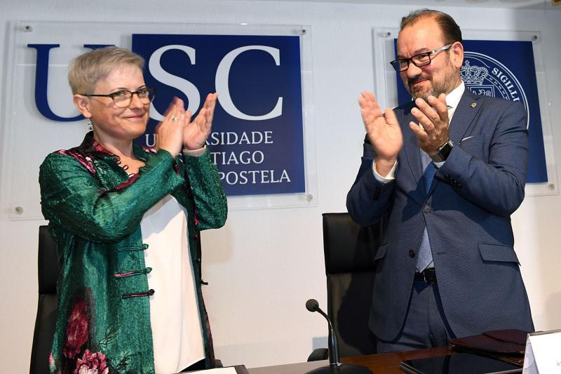 Carmen Fernández Morante reivindica a transcendencia da Facultade de Ciencias da Educación  para o futuro da educación en Galicia