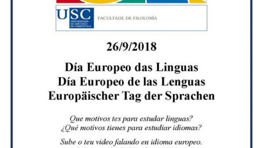 Filoloxía conmemora este mércores o Día Europeo das Linguas 