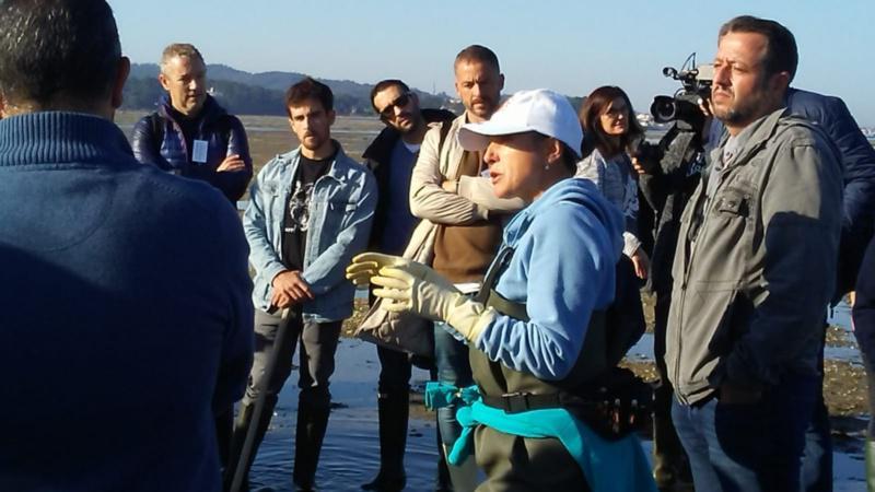 A caravana pola acuicultura impulsada pola Rede Inmunogenom pon en valor a importancia do sector en Galicia