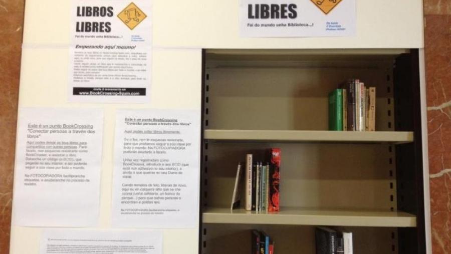 Punto oficial de BookCrossing habilitado na Facultade de Formación do Profesorado de Lugo