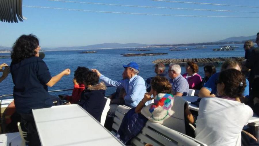 A caravana pola acuicultura impulsada pola Rede Inmunogenom pon en valor a importancia do sector en Galicia