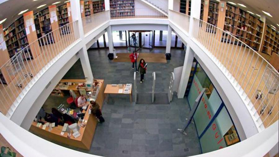 Vista cenital da entrada da Concepción Arenal