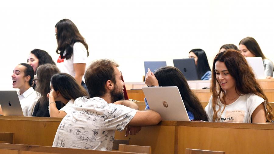 A USC ocupa o terceiro posto en Europa en coordinación de proxectos de cooperación entre universidades. FOTO: Santi Alvite