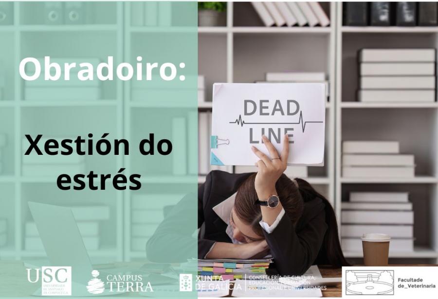 Cartaz do obradoiro sobre xestión do estrés