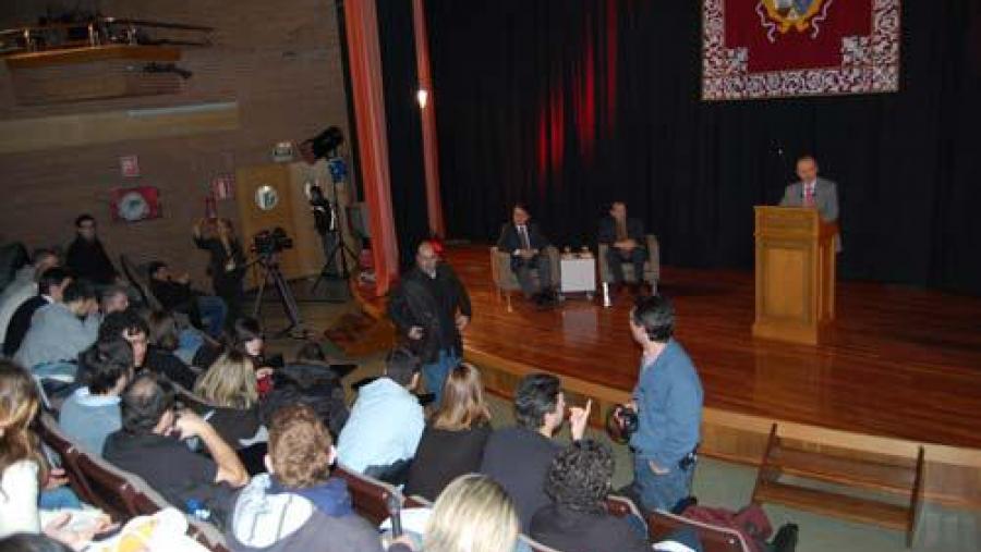 As gravacións tiveron lugar no Auditorio da Facultade de Veterinaria