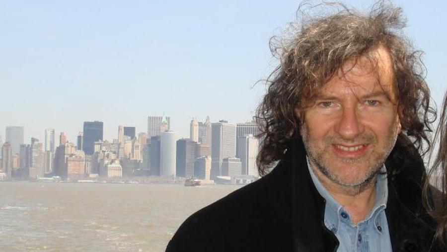 Claudio Rodríguez Fer, nunha anterior visita a Manhattan