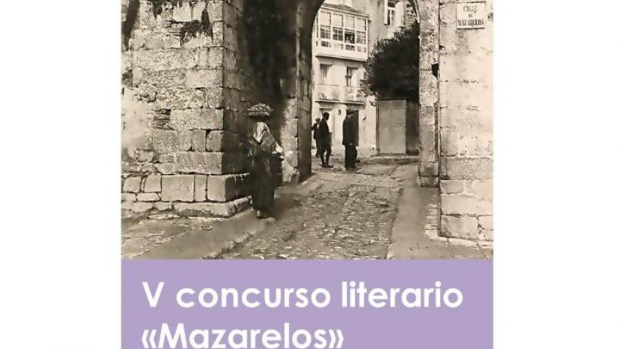 Cartel do certame literaria Mazarelos