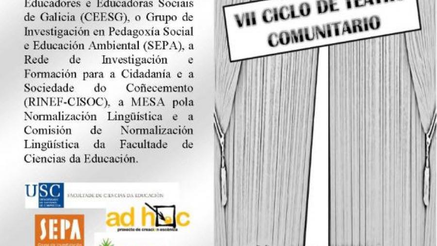 As representacións desenvolveranse os días 2, 3 e 4 de abril no Centro Sociocultural de Santa Marta