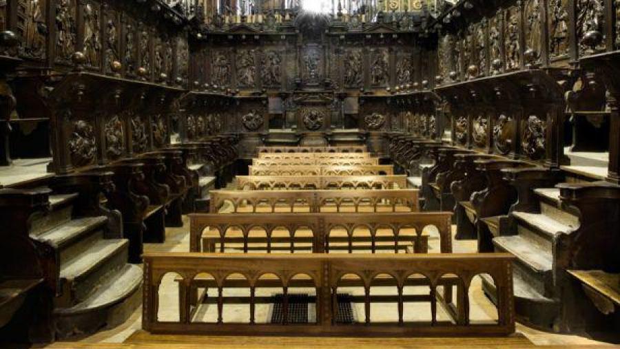 O coro da Catedral de Lugo, obra de Francisco de Moure, “primeira obra plenamente barroca" segundo Marica López