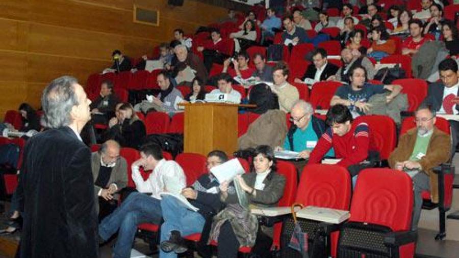 Público asistente á  Reunión do Grupo Especializado de Física do Estado Sólido