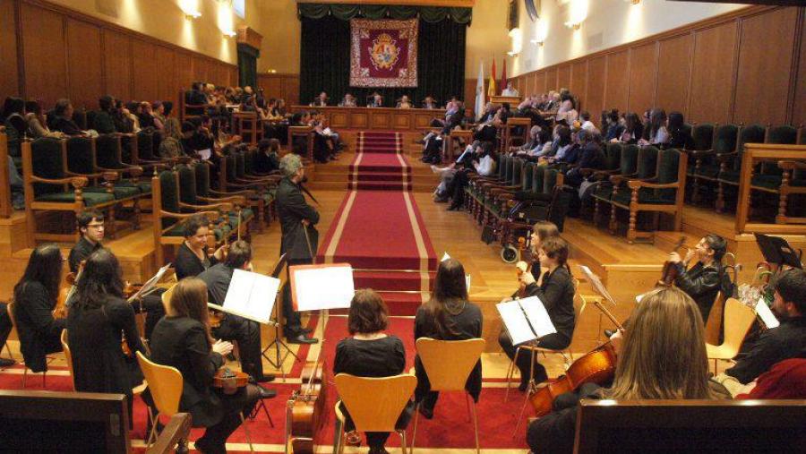 O Espazo de Cámara da USC tamén foi protagonista do acto. Foto: Alfonso-Servimav