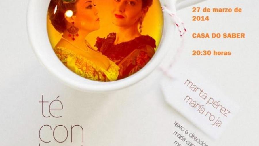 Cartaz anunciador da representación teatral