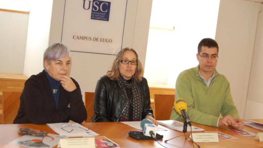 Basadre, Silva e Outeiro, na presentación da programación de Lugo Cultural 2015