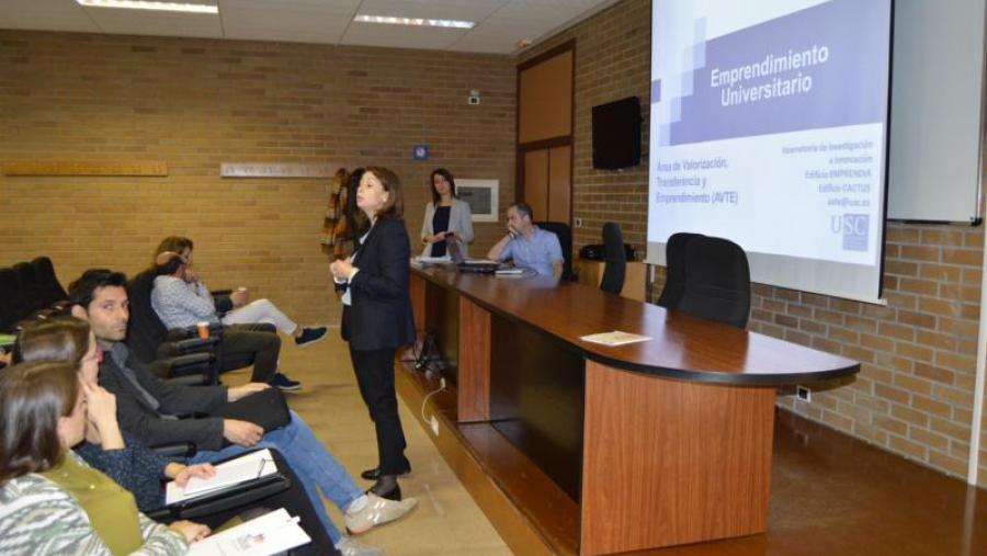 Begoña Barreiro, na apertura da xornada