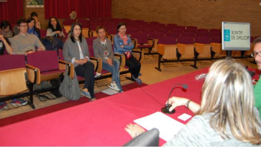 Asistentes á sesión informativa guiada por Borja Rubio na EPS