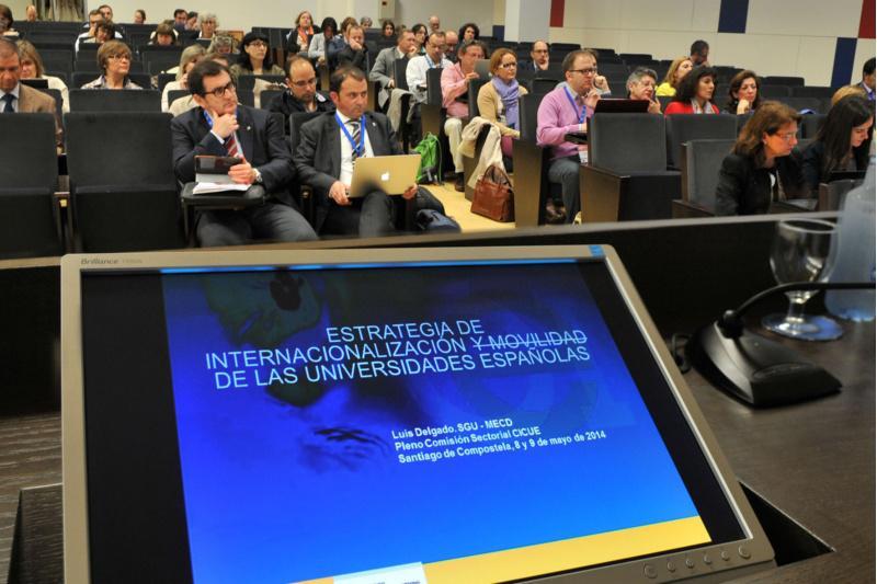 A Comisión de Internacionalización e Cooperación das Universidades Españolas celebrou o seu pleno en Compostela