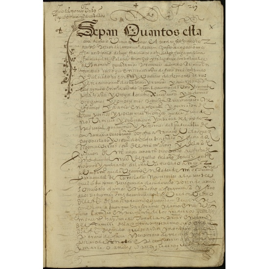 Tombo de San justo de Toxos Outos. Foro a Pedro Martínez de Carballido, vecino de San Tirso de Cando