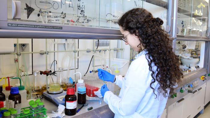 As bolsas terán unha duración dun mes. Imaxe de arquivo dun laboratorio da USC. FOTO: Santi Alvite