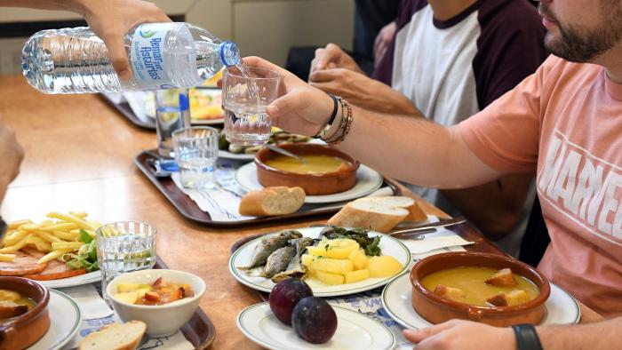 Imaxe de arquivo dun comedor da USC. FOTO: Santi Alvite