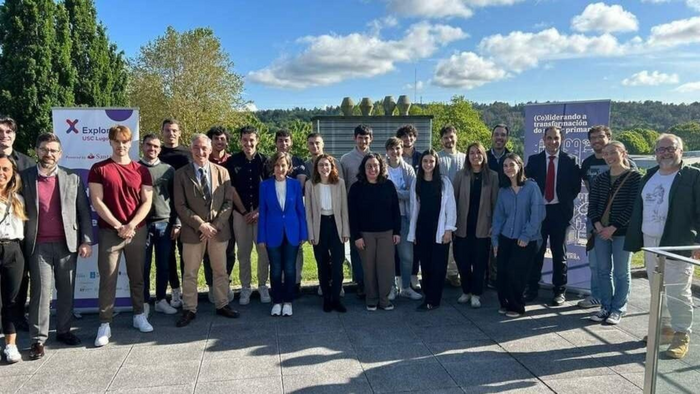 Imaxe de arquivo das persoas integrantes do USC Lugo Space