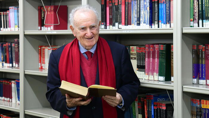 O profesor e académico Xesús Alonso Montero. FOTO: Santi Alvite