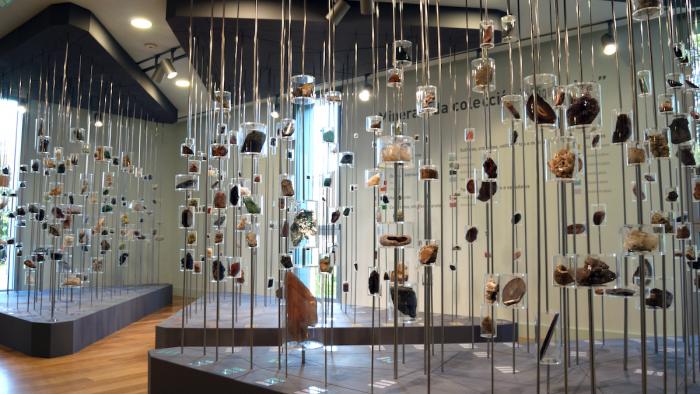 Imaxe da exposición da planta primeira: Xeodiversidade e Solo