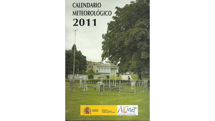 Portada do Calendario Meteorológico 2011