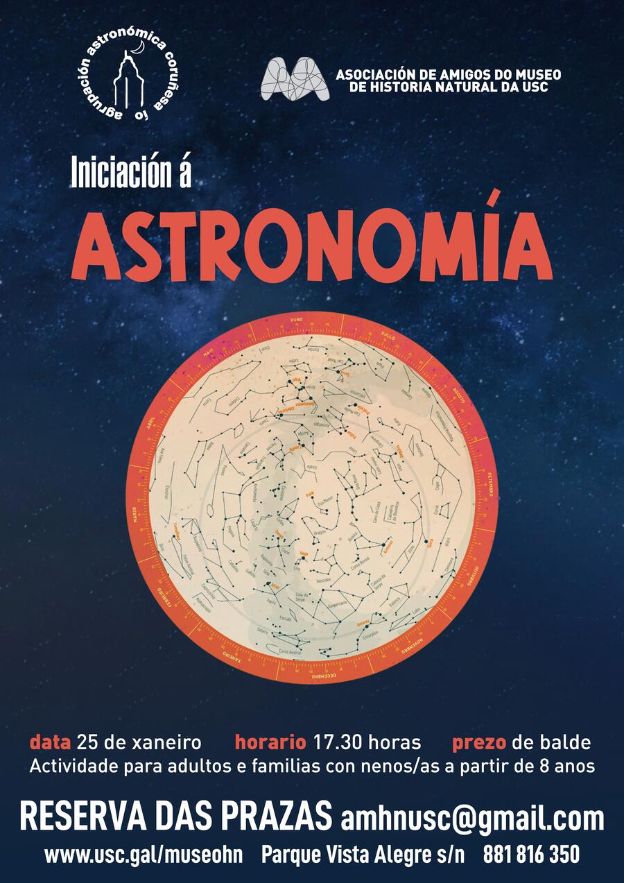 Cartel Iniciación á Astronomía