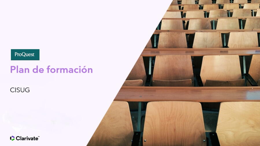 Nesta sesión de 45 minutos trataranse as últimas novidades de RefWorks