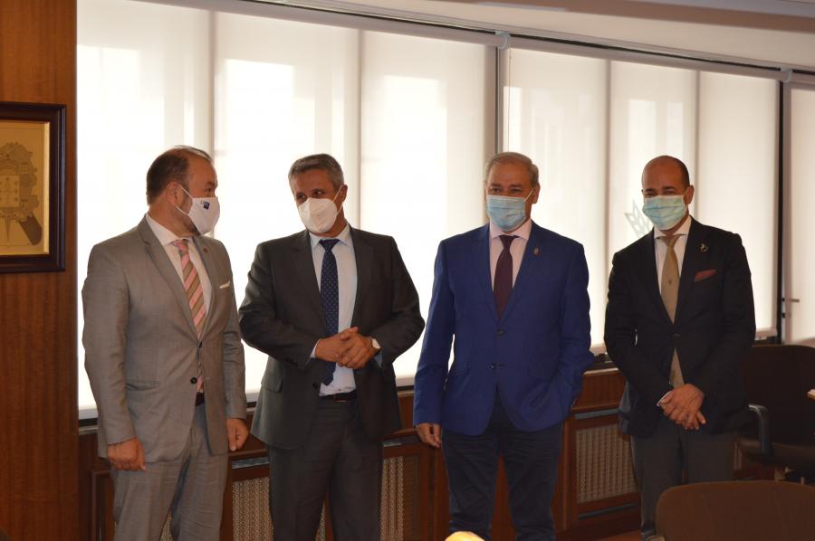 De esquerda a dereita, Antonio López, Manuel Varela, José Tomé e Jaime López