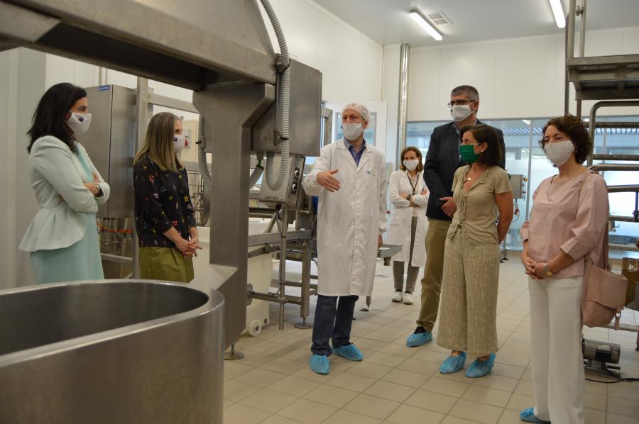 De esquerda a dereita, Villamayor, Sierra, Carballeira, Albalat, Pérez Muñuzuri, López Mosquera e García Mella, na APLTA da USC