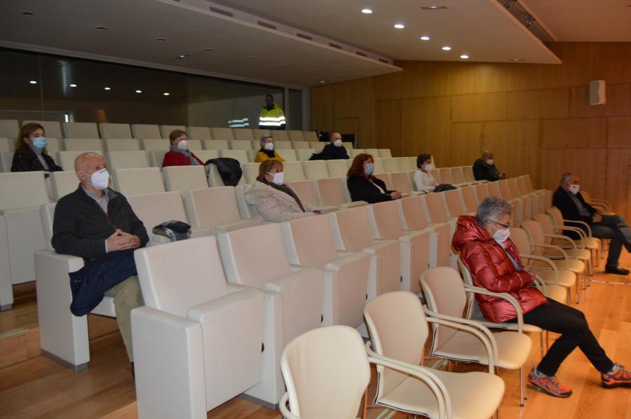 Público asistente á celebración da festividade da patroa do IV Ciclo da USC