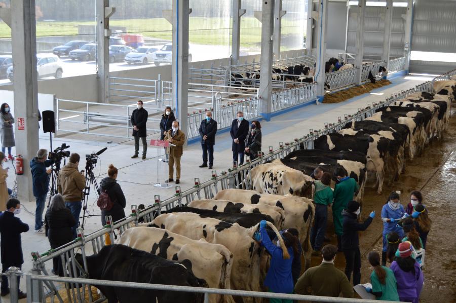 Vista panorámica das instalacións da Granxa do Campus Terra