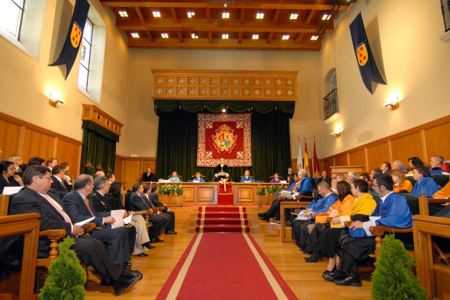 Salón nobre durante o acto