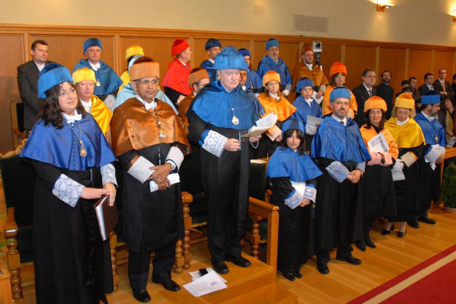 Homenaxeados e asistentes ao acto